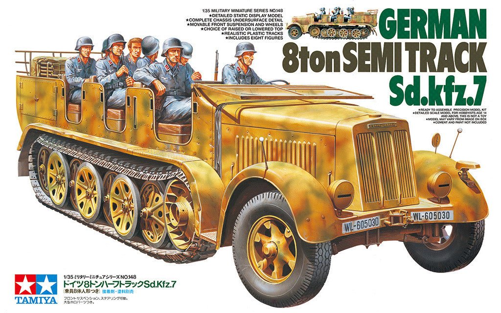 Tamiya 1:35 German Sd.Kfz.7 - 35148