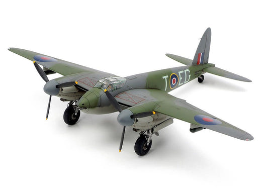 Tamiya 1/48 de Havilland Mosquito FB Mk.VI/NF Mk.II kit, built model in RAF camouflage