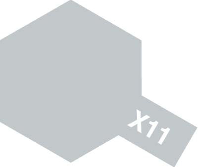 Tamiya Acrylic Paint Mini X-11 Chrome Silver - Loaded Dice