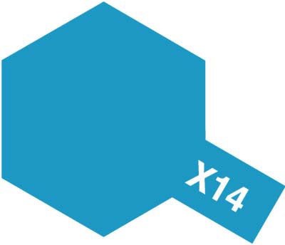 Tamiya Acrylic Paint Mini X-14 Sky Blue - Loaded Dice