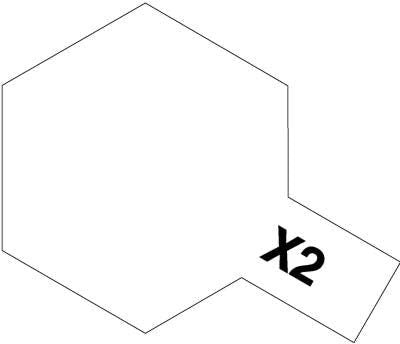 Tamiya Acrylic Paint Mini X-2 White - Loaded Dice