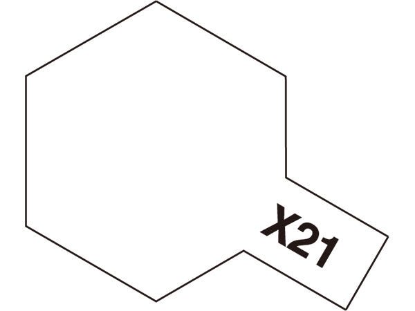 Tamiya Acrylic Paint Mini X-21 Flat Base - Loaded Dice