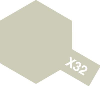 Tamiya Acrylic Paint Mini X-32 Titan Silver - Loaded Dice