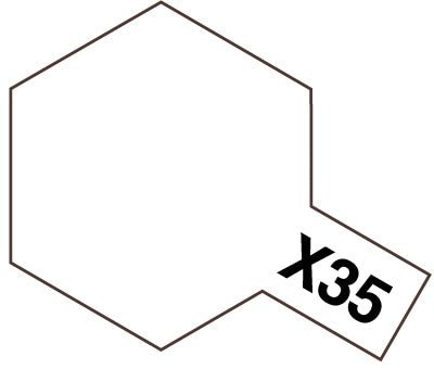 Tamiya Acrylic Paint Mini X-35 Semi Gloss Clear - Loaded Dice