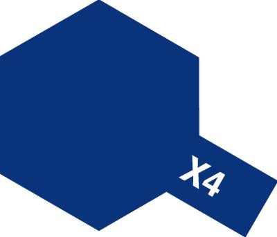 Tamiya Acrylic Paint Mini X-4 Blue - Loaded Dice