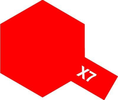 Tamiya Acrylic Paint Mini X-7 Red - Loaded Dice