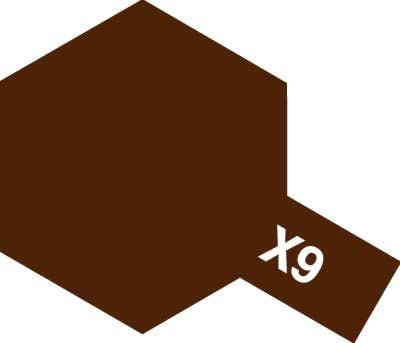 Tamiya Acrylic Paint Mini X-9 Brown - Loaded Dice
