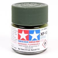 Tamiya acrylic paint mini XF-13 J.A. Green 10ml jar