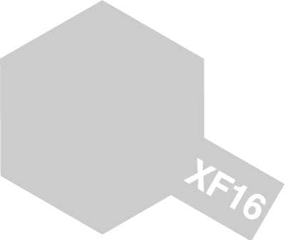 Tamiya Acrylic Paint Mini XF-16 Flat Aluminium - Loaded Dice