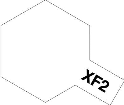 Tamiya Acrylic Paint Mini XF-2 Flat White - Loaded Dice