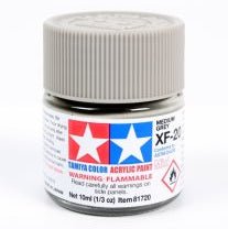 Tamiya acrylic paint mini XF-20 Medium Grey 10ml jar