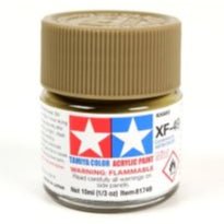 Tamiya acrylic paint mini XF-49 Khaki 10ml jar