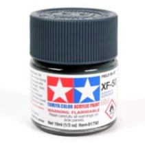 Tamiya acrylic paint mini XF-50 Field Blue 10ml jar