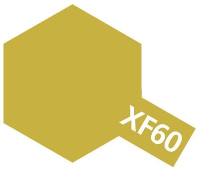 Tamiya Acrylic Paint Mini XF-60 Dark Yellow - Loaded Dice