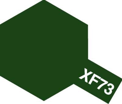 Tamiya Acrylic Paint Mini XF-73 Dark Green - Loaded Dice