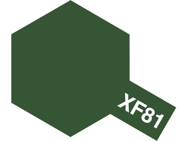 Tamiya Acrylic Paint Mini XF-81 RAF Dark Green 2 - Loaded Dice