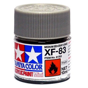 Tamiya acrylic paint mini XF-83 RAF Medium Sea Grey 2 10ml jar