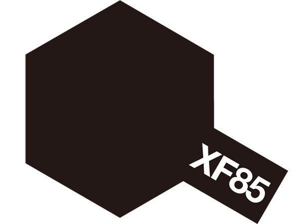 Tamiya Acrylic Paint Mini XF-85 Rubber Black - Loaded Dice