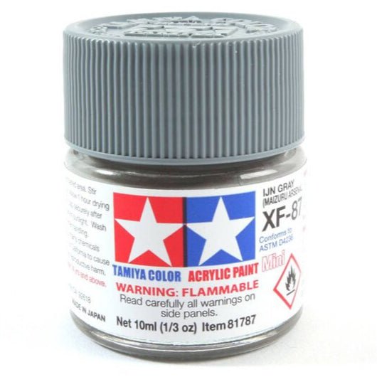Tamiya acrylic paint mini XF-87 IJN Grey 10ml jar