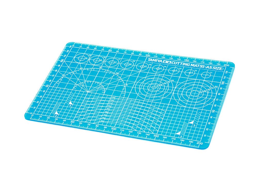 Tamiya Cutting Mat (A5 Blue) precision hobby tool