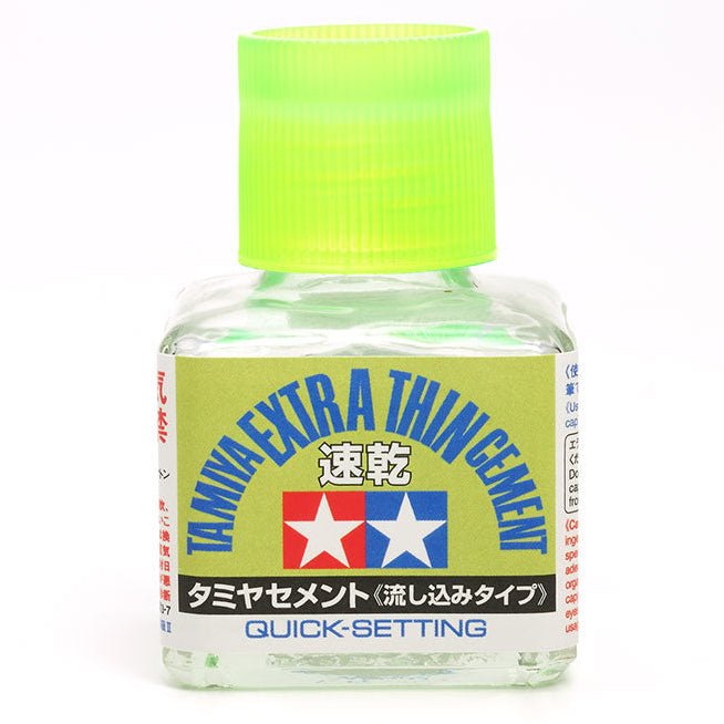 Tamiya Extra Thin Cement Quick Setting 40ml plastic cement