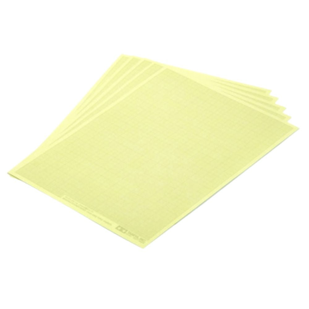 Tamiya Masking Sticker Sheet 1mm Grid (5 pc) finishing material