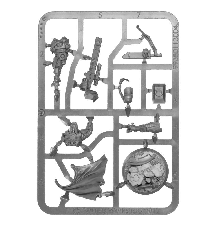 T'au Empire: Cadre Fireblade sprue contents - Loaded Dice