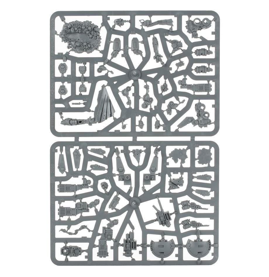 T'au Empire Commander Shadowsun unpainted plastic sprues