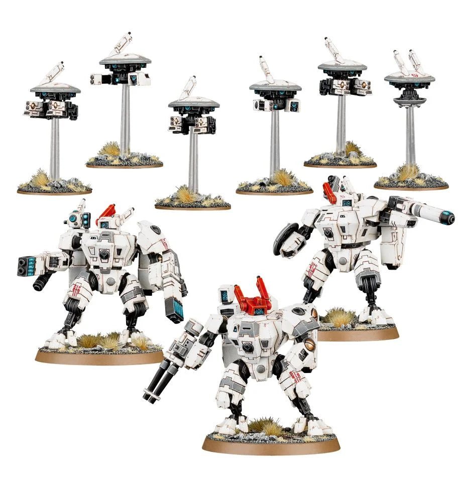 T'au Empire: Crisis Battlesuits - Loaded Dice