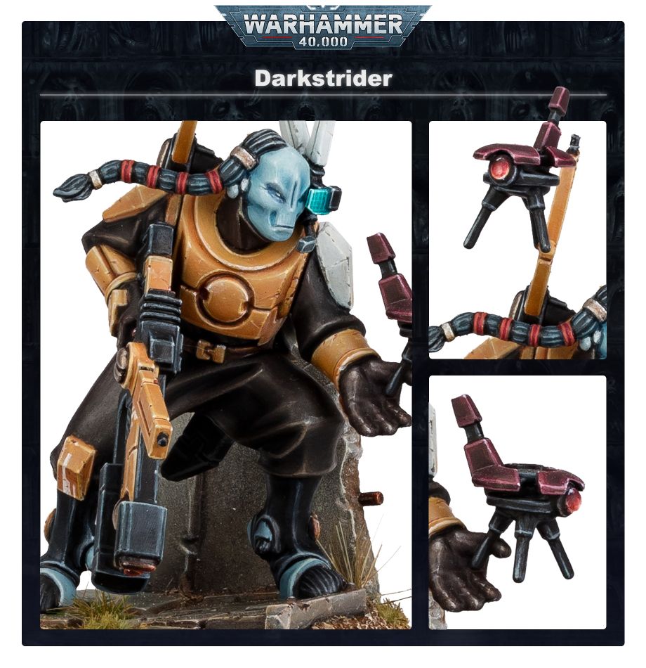 T'au Empire: Darkstrider model detail - Loaded Dice