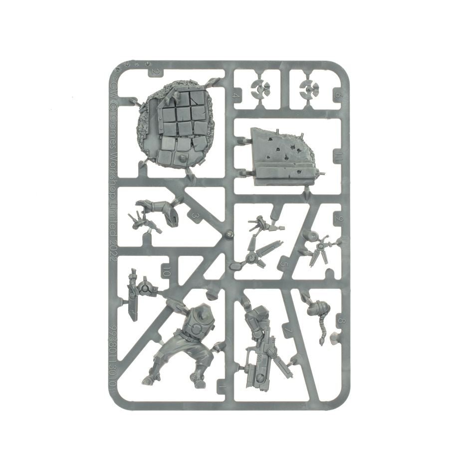 T'au Empire: Darkstrider sprue contents - Loaded Dice