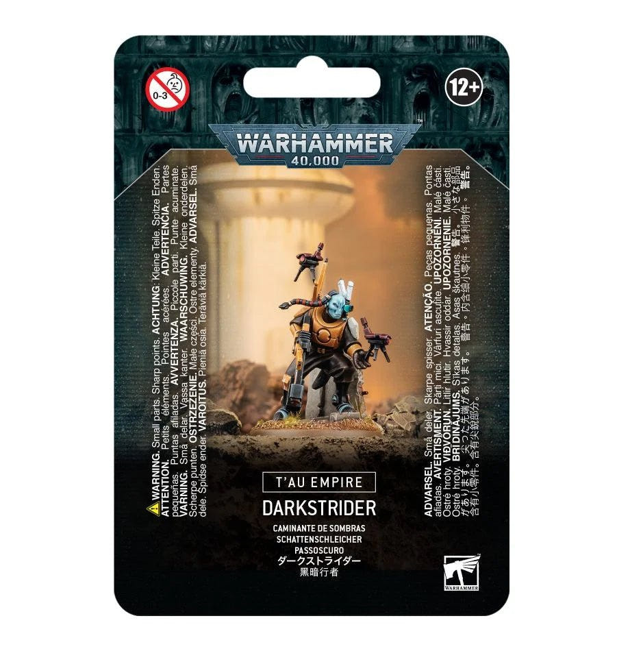 Games Workshop Warhammer 40,000 T'au Empire Darkstrider blister pack, front