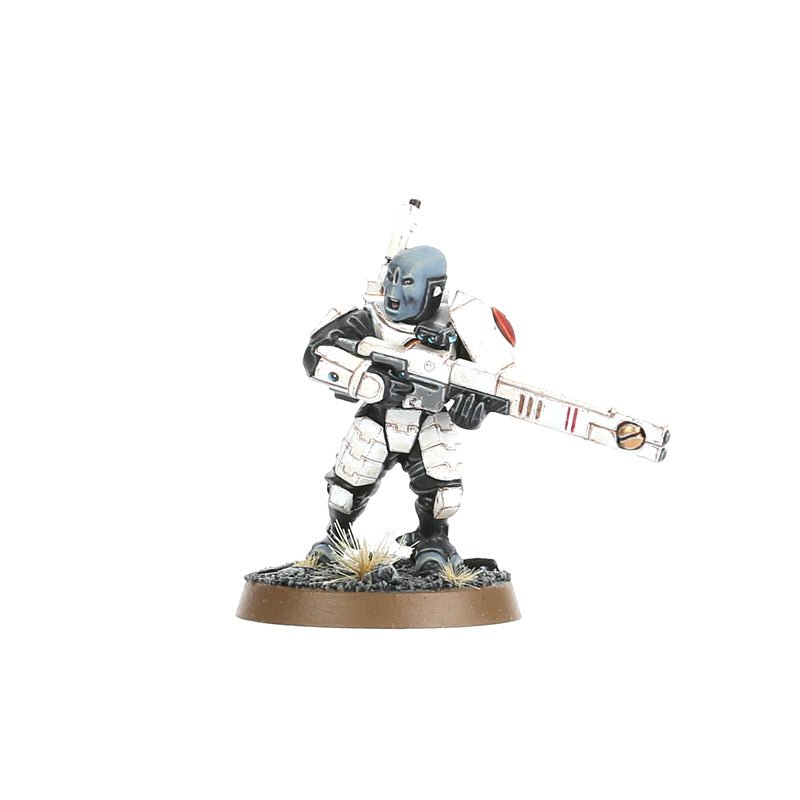 T'au Empire: Fire Warriors painted miniature - Loaded Dice