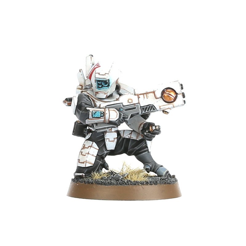 T'au Empire: Fire Warriors painted miniature - Loaded Dice