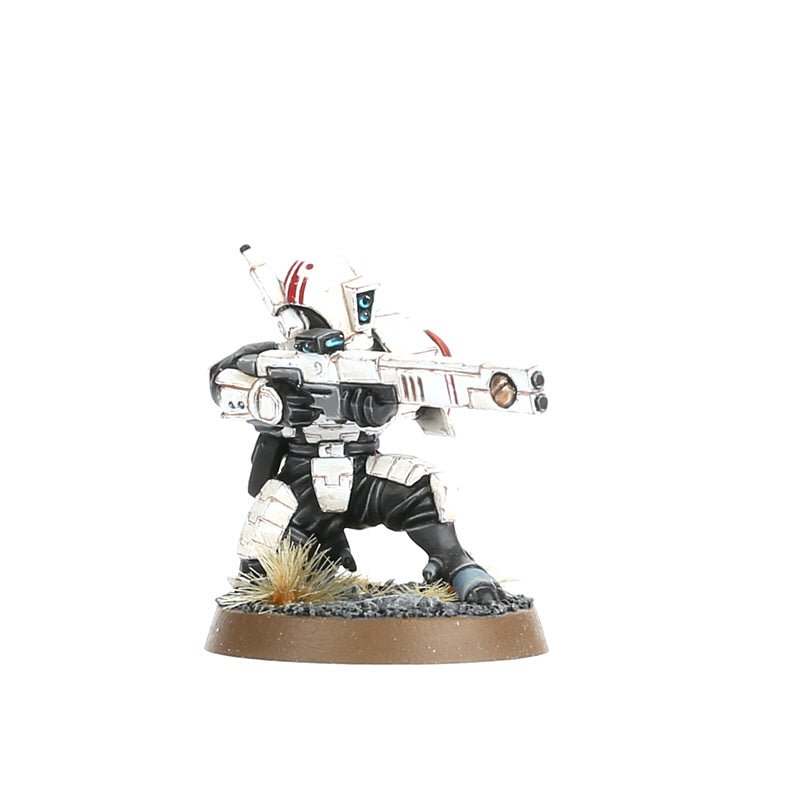 T'au Empire: Fire Warriors painted miniature - Loaded Dice