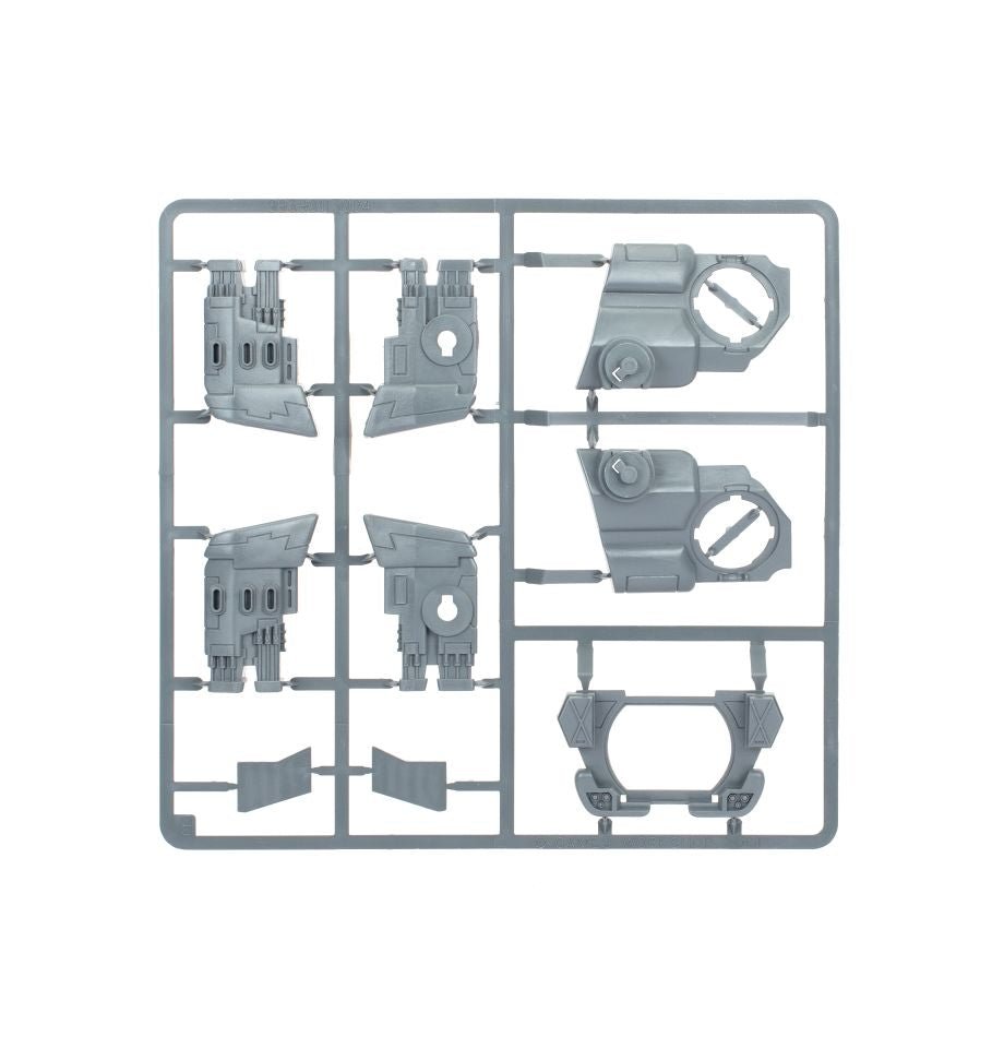 T'au Empire: Hammerhead Gunship sprue contents - Loaded Dice