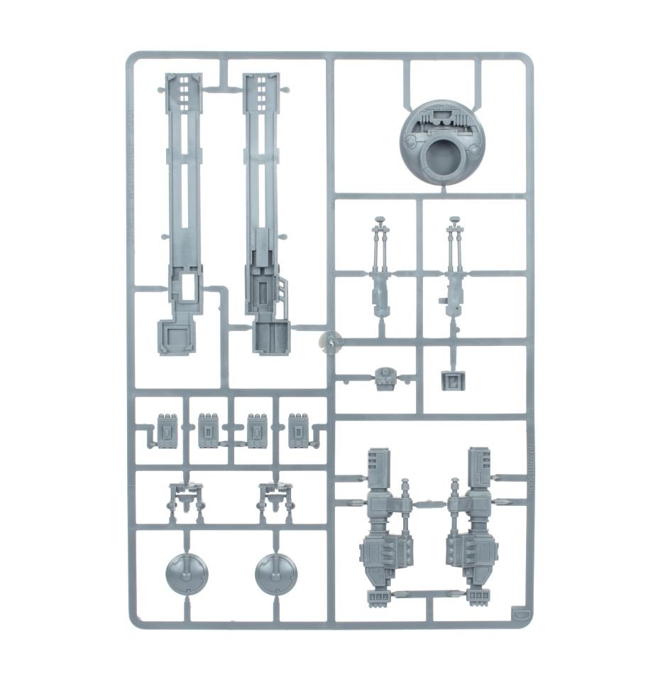 T'au Empire: Hammerhead Gunship sprue contents - Loaded Dice
