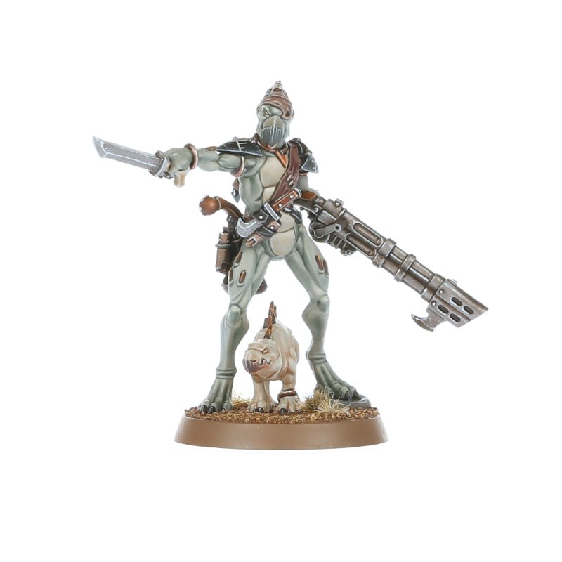 T'au Empire: Kroot Carnivore Squad painted miniature - Loaded Dice