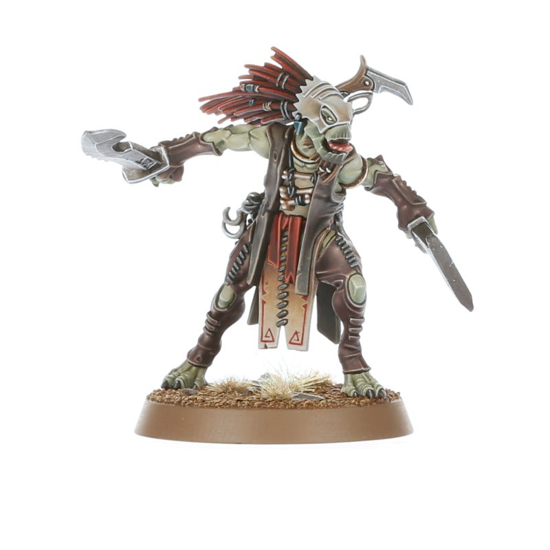 T'au Empire: Kroot Flesh Shaper painted miniature - Loaded Dice