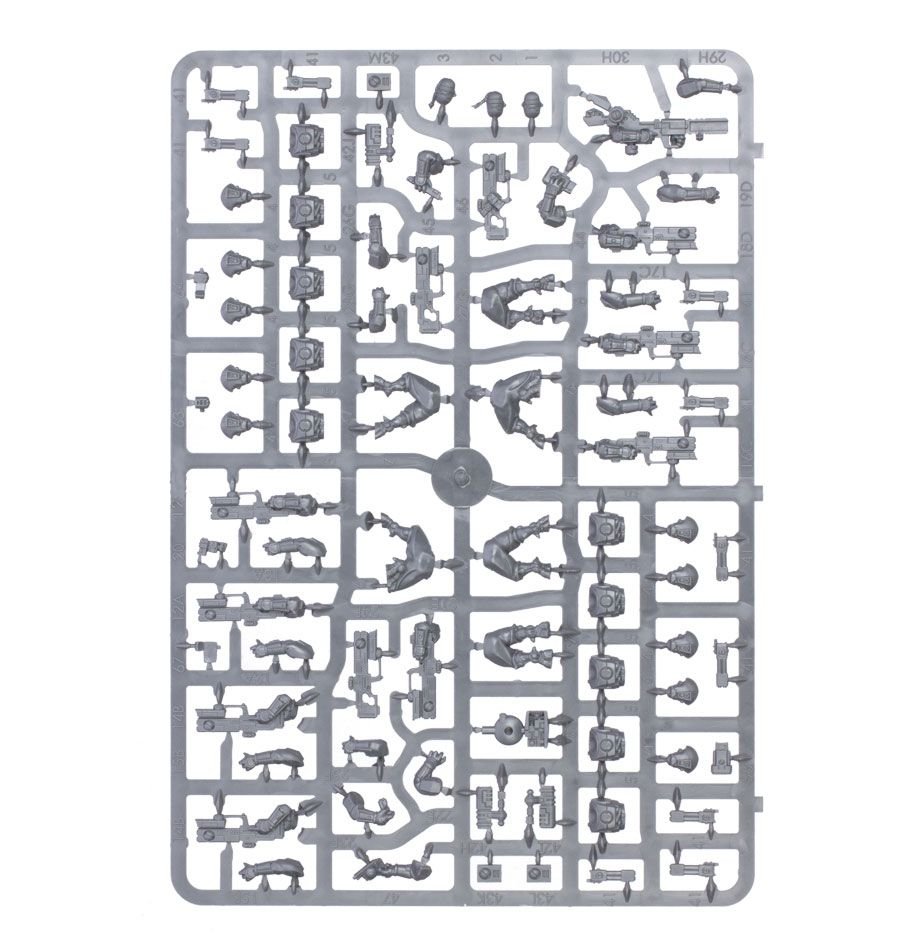 T'au Empire: Pathfinder Team sprue contents - Loaded Dice