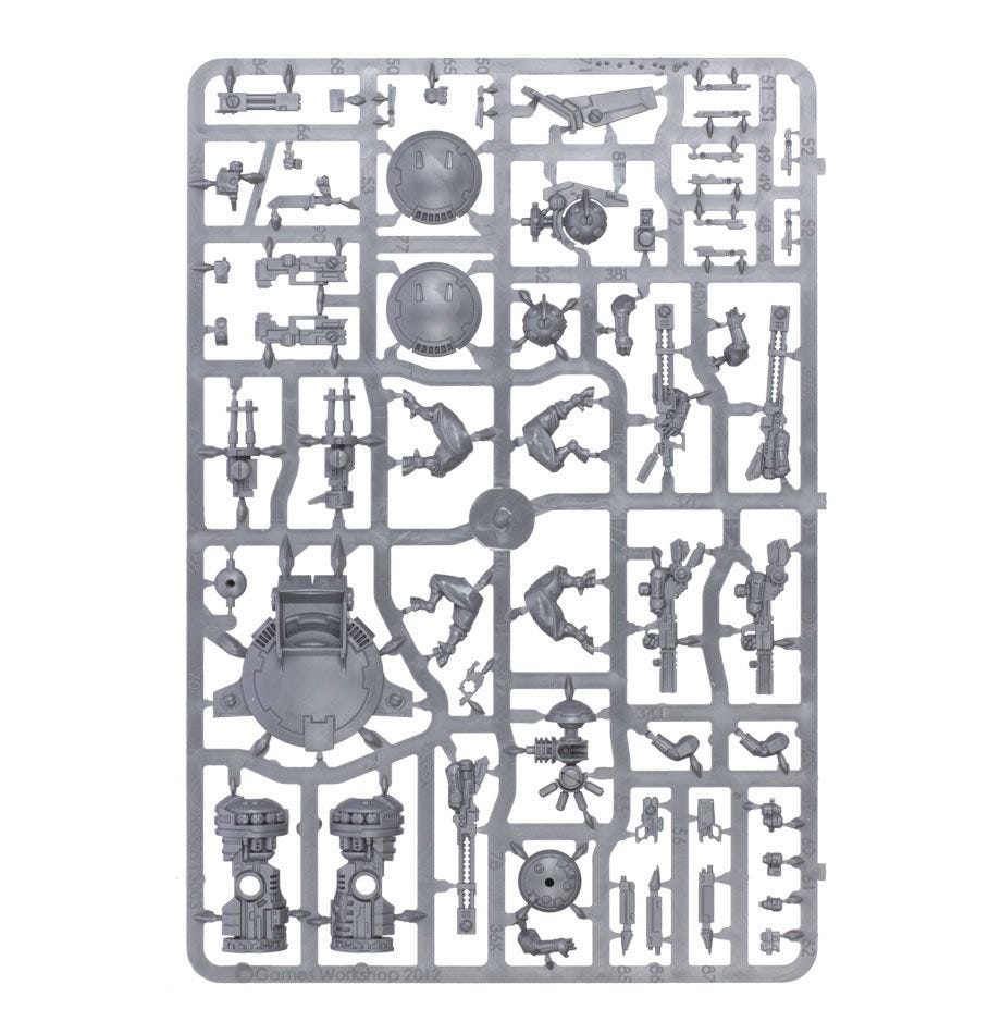 T'au Empire Pathfinder Team unpainted plastic sprue, frame 2 of 2