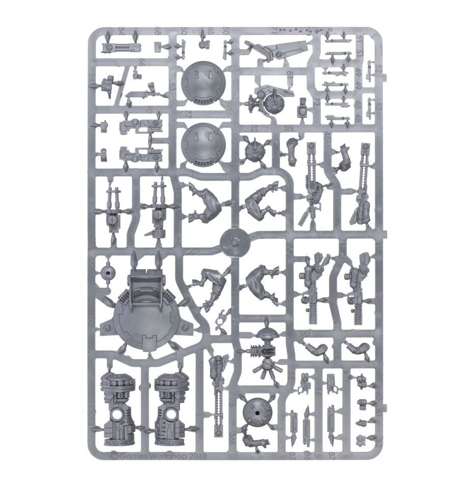 T'au Empire: Pathfinder Team sprue contents - Loaded Dice