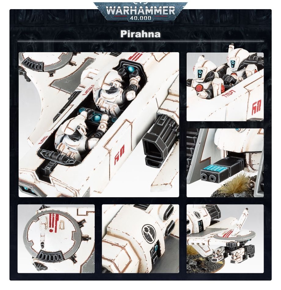 T'au Empire: Piranha model detail - Loaded Dice