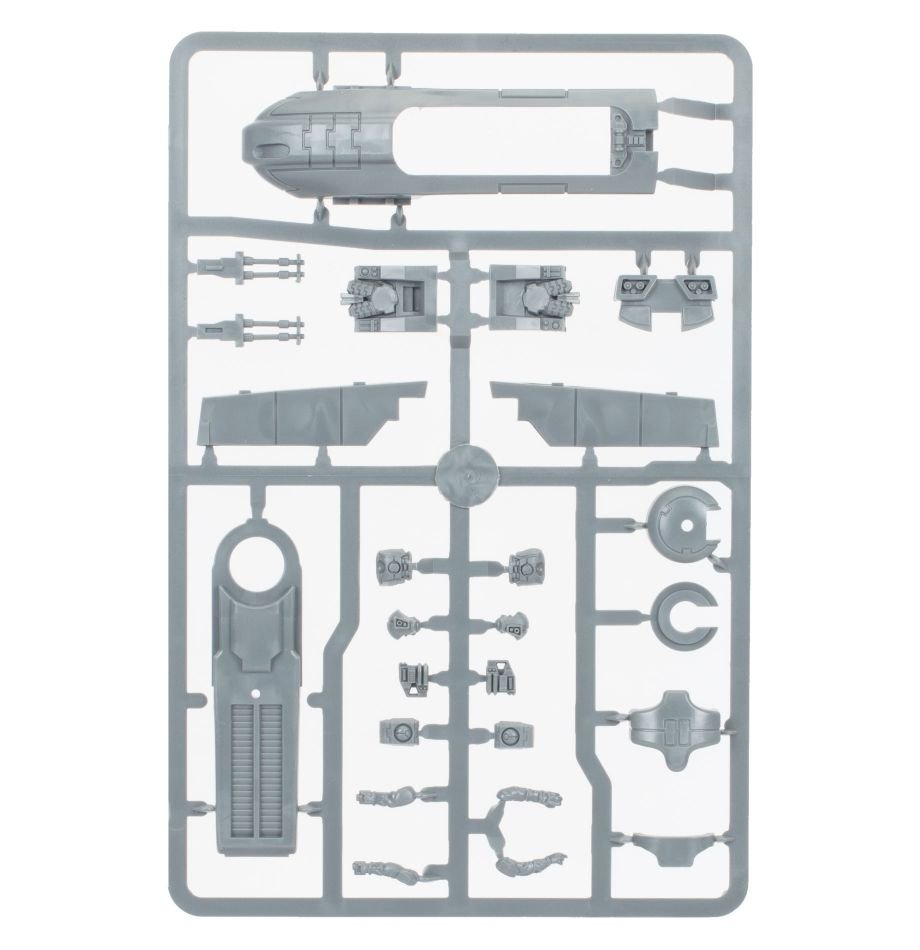 T'au Empire: Piranha sprue contents - Loaded Dice
