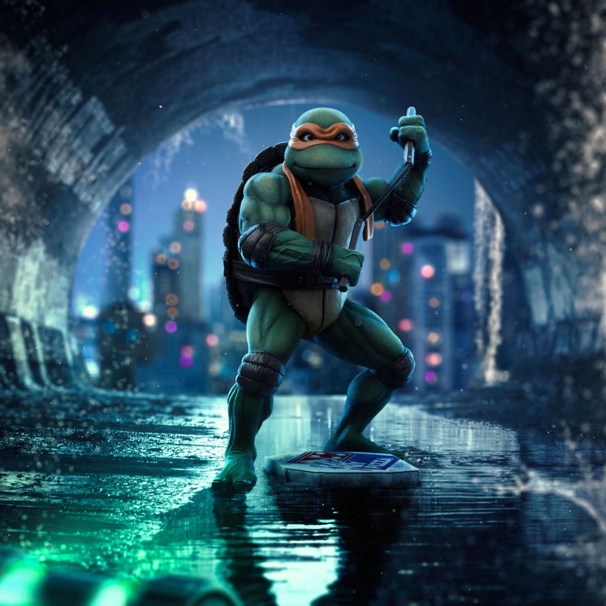 Teenage Mutant Ninja Turtles Art Scale Statue 1/10 Michelangelo 19 cm - Loaded Dice