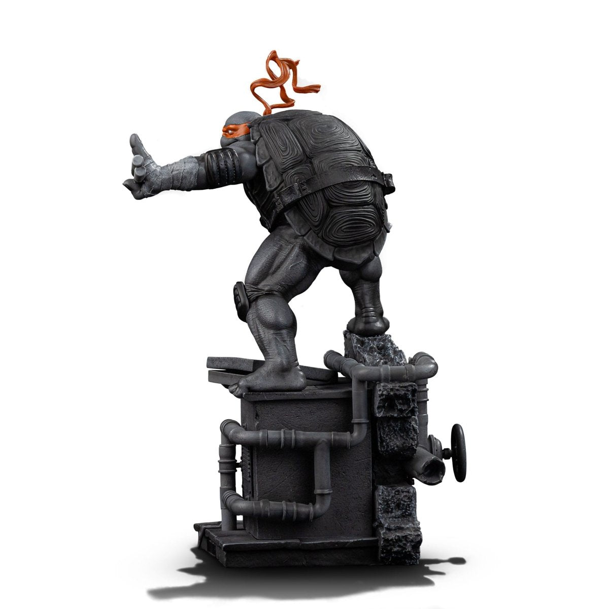 Teenage Mutant Ninja Turtles Art Scale Statue 1/10 Michelangelo Black and White Variant 26 cm heo exclusive - Loaded Dice