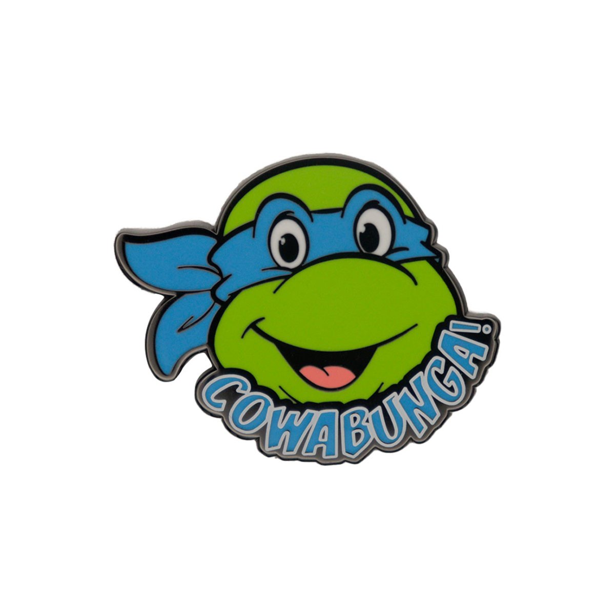 Leonardo Cowabunga TMNT mystery enamel pin badge with blue mask