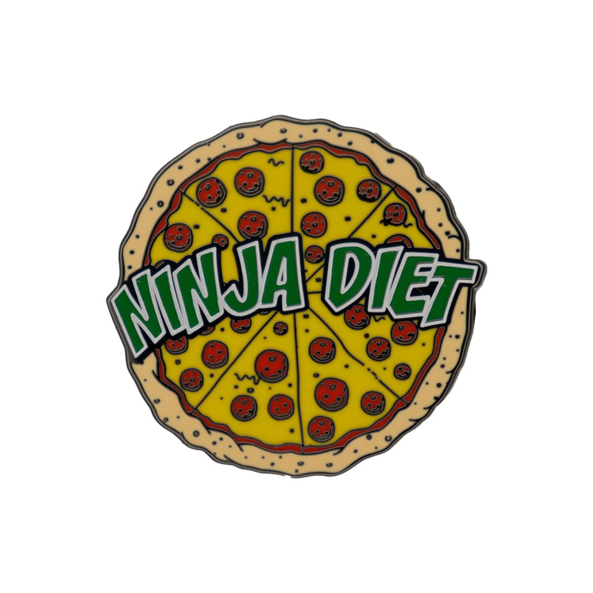 Pepperoni pizza Ninja Diet TMNT mystery enamel pin badge by Fanattik
