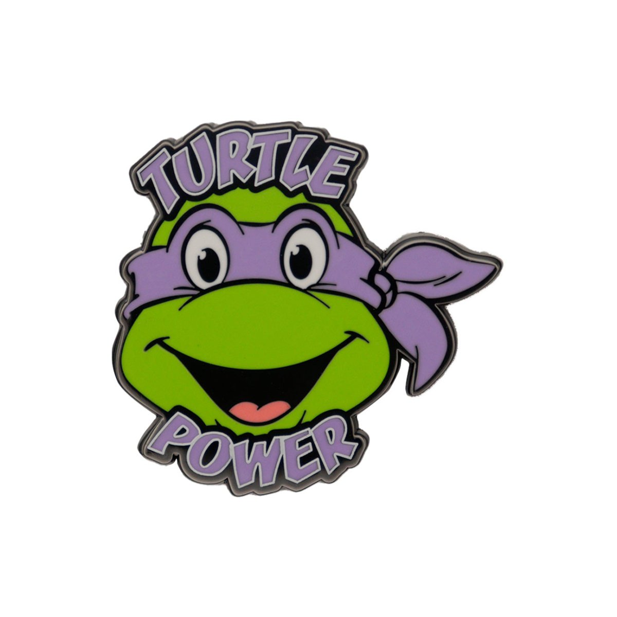 Donatello Turtle Power TMNT mystery enamel pin badge with purple mask