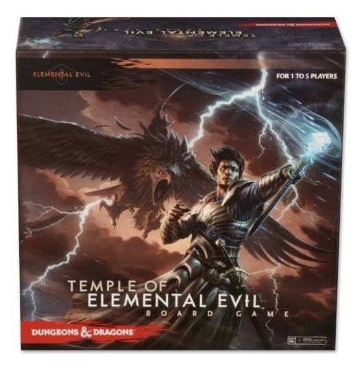 Dungeons & Dragons Temple of Elemental Evil board game, box front